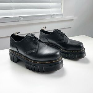 Dr. Martens Soft Leather Platform Shoes | Women’s US 8